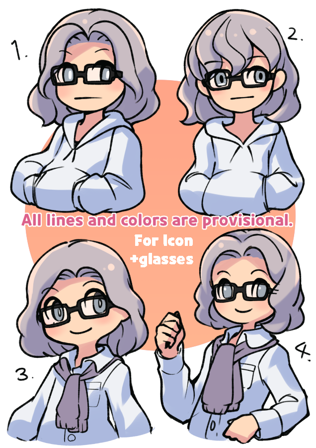 Commission for @SugarFreeApple !🎉
(Deformed Icon +glasses, Thank you!)
Cute boy Icon commission! I was very enjoyed drawing him!
@SugarFreeApple is super supporter on my twitch channel, so I am glad to receive this commission!
Thank you!✨
#commissions