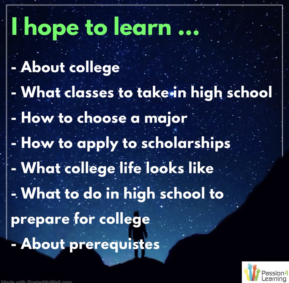 p4learning2004's tweet photo. P4Lβs second session of our Go2College camp started today! Our students were asked what they wish to learn during their time w/ us. Here at P4L, students are starting to gain insight on college readiness while in middle school & at the beginning of high school! #Go2College https://t.co/S34I8M6Zry
