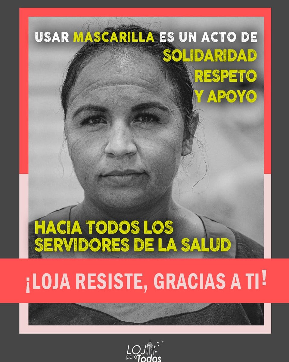 "El COVID-19 pone a prueba a nuestras sociedades y todos aprendemos y nos adaptamos a medida que respondemos al virus. Pero es preciso que la dignidad y derechos humanos sean los pilares fundamentales de ese esfuerzo y no una consideración accesoria." 

#ColectivoLojaParaTodos