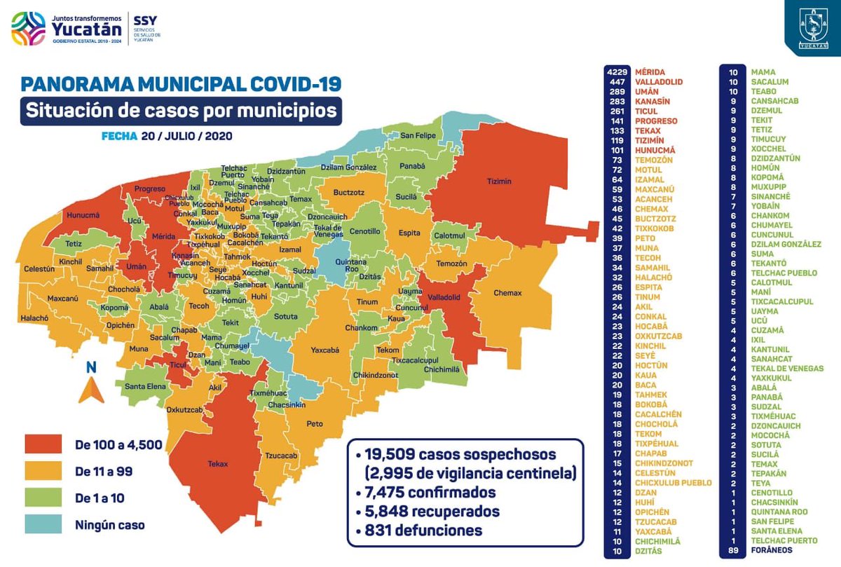 libdem7's tweet photo. Hoy se reportaron 14 fallecimientos y 117 contagios más de #Coronavirus en #Yucatán. https://t.co/RG1ys7rIQS
