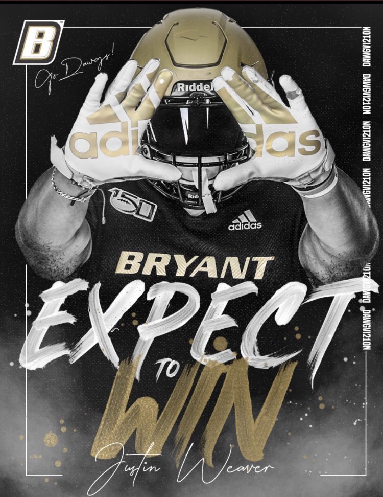 JustinWeaver03's tweet photo. Received an offer from Bryant University @CoachCiocci @CoachFelton1 @Rivalsfbcamps @DecaturDawgs @weav_ja @CoachBarese1 https://t.co/aWuCwtIEKU