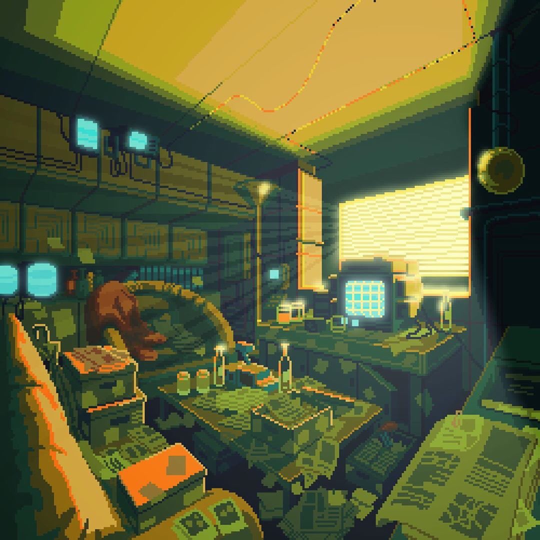elgeekamigo's tweet photo. #cuarentena Posted @withregram • IG: @venturebit Pixel Art by @abueloretrowave 🔥
Leave comment to get Likes in profile👌
#abueloretrowave #pixelgames #graphicdesign #design #lowpixels #pixel_dailies #gasstation #drawmore #workspaces #sketch_book #pixellandscape #creativecloud https://t.co/0jKaqRYKGY