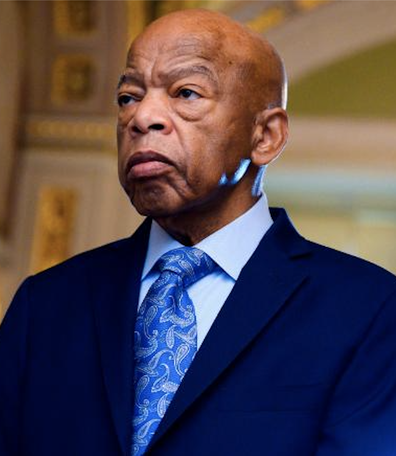 Photo of civil rights leader Congressman John Lewis.