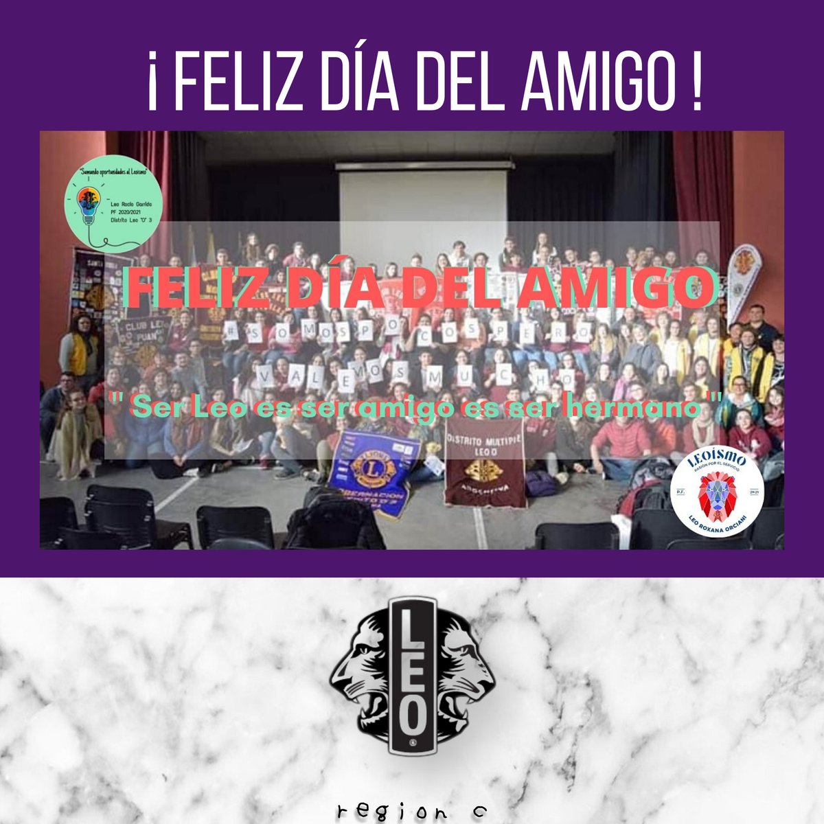 regionco3's tweet photo. ¡FELIZ DÍA DEL AMIGO!
Desde la región "C" les queremos hacer llegar un muy feliz dia a todos los Leos🦁
Esperamos que esten pasando un dia hermoso💖. https://t.co/EnldD1G2im