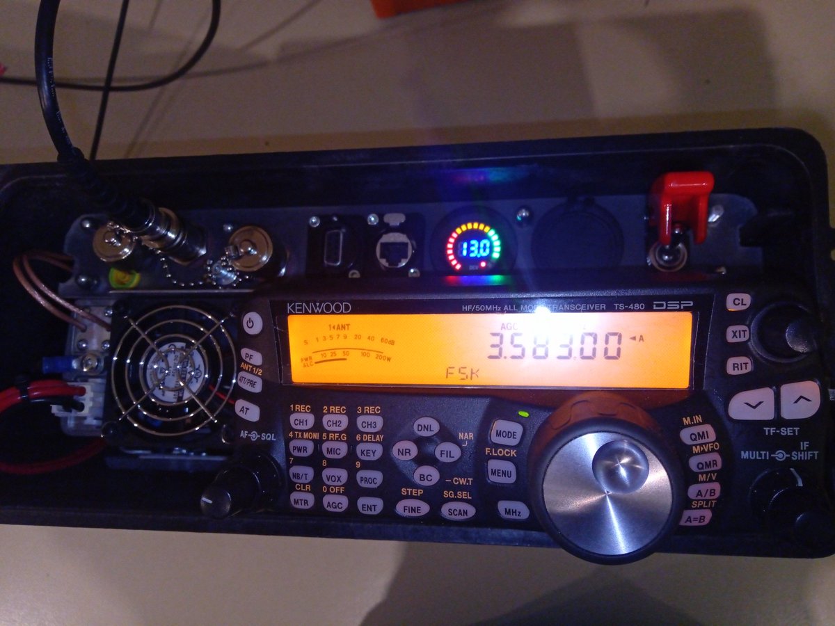 DL9MU's tweet photo. Project: #Shackinacan
Upgrade is coming.
Stay tuned...
#TS480Sat #Gobox #Ammocan #hamradio #digitalbackplane https://t.co/Jc7OObxZdh