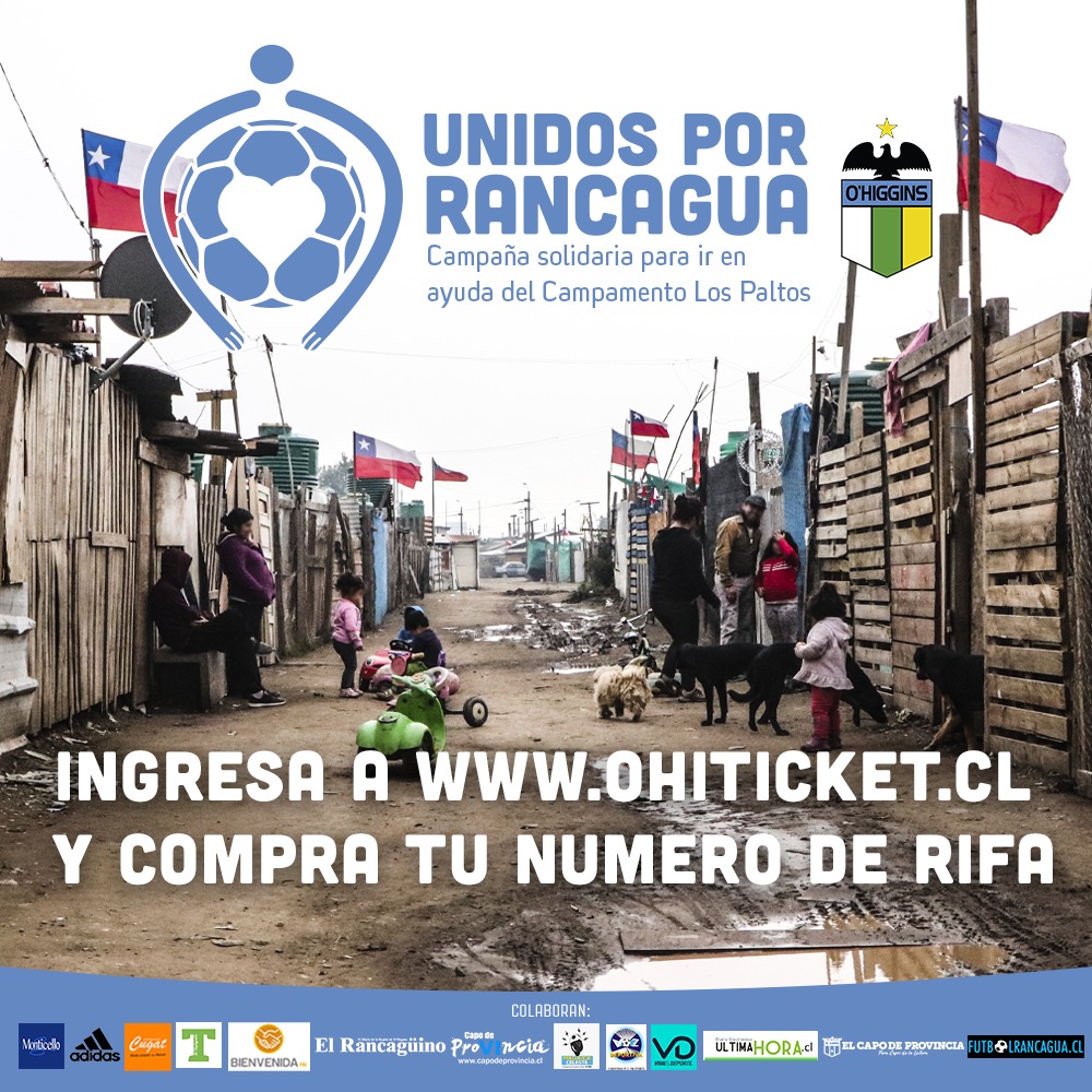 OHigginsoficial's tweet photo. 🔰 ¡Solo queda una hora para sumarte a la gran campaña solidaria 'Unidos por Rancagua'! 🙌🏻

🕗 Tienes hasta las 20:00 horas de hoy para ingresar a https://t.co/v6qwCTTrep y adquirir tu numerito de rifa 📱💻

#UnidosPorRancagua 🇧🇼 https://t.co/Sh2w4vgv16