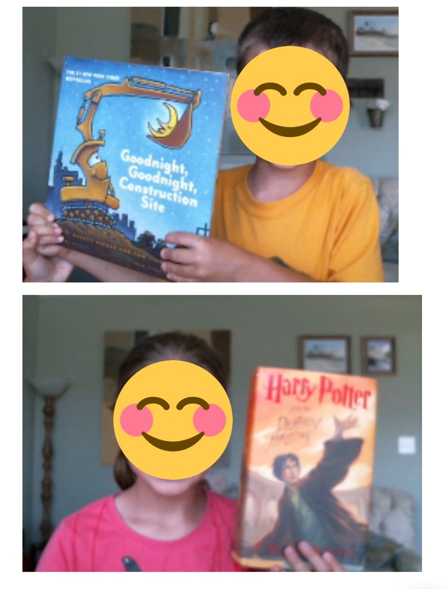 RBESMediaCtr's tweet photo. I loved getting an email from a student who shared these pictures! The photos show her and her brother with their favorite summer reading books! @RBESRockets https://t.co/FNUL1lHJyT