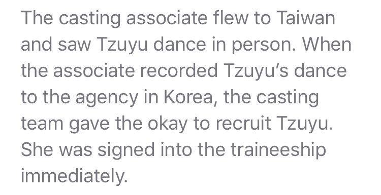 this is the end of thread  my whole point in making this is because lots of stans (even onces) love to acknowledge her as TWICE’s visual only. i just want to let all of you know that  #TZUYU can rap, sing, and dance. if y’all forgot, Tzuyu got casted because of her dance. Bye 