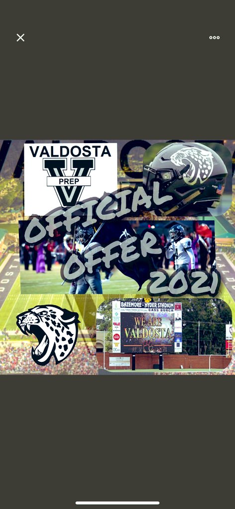 DreaunJohnson's tweet photo. Thankful to receive another offer🖤🖤 @ValdostaPrep https://t.co/3nTUTl0kWd