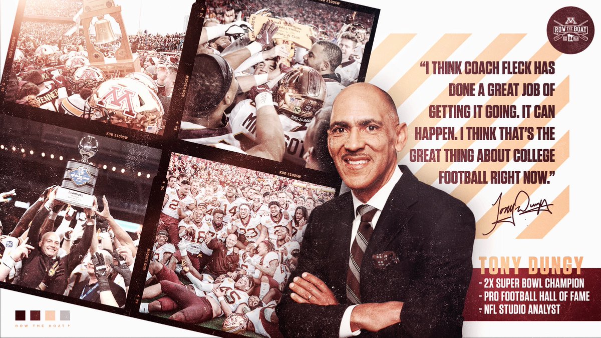 GopherFootball's tweet image. Always appreciate the kind words @TonyDungy!