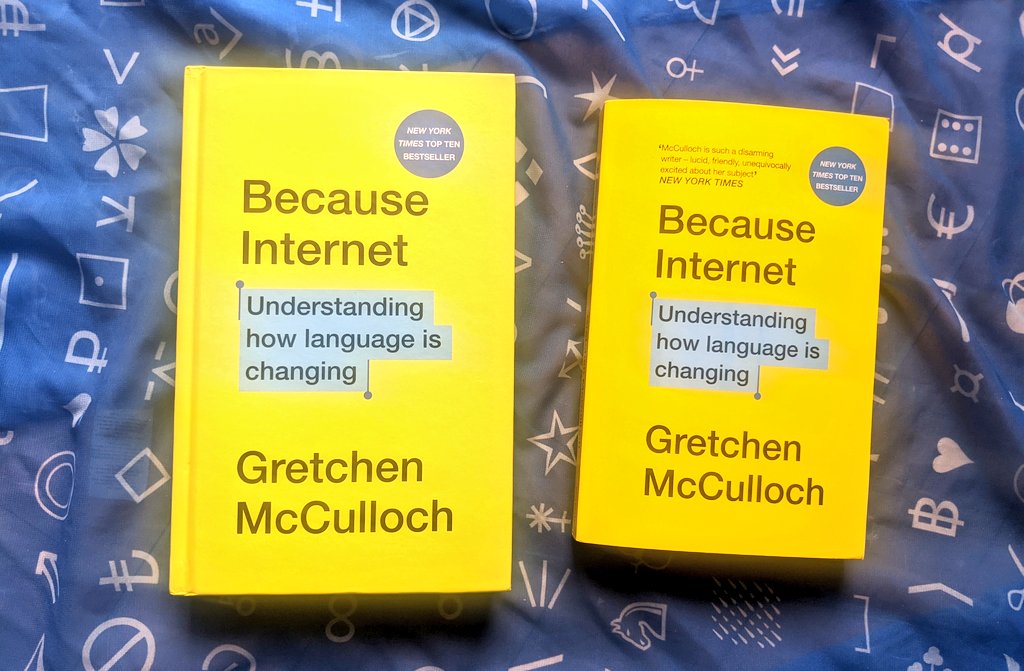 Now the UK editions of Because Internet! Notice the slightly different subtitle for the UK edition, that's how you can tell which one you've got if you're in a country that's not the US or UK!Left: hardcover from  @HarvillSecker Right: paperback from  @vintagebooks
