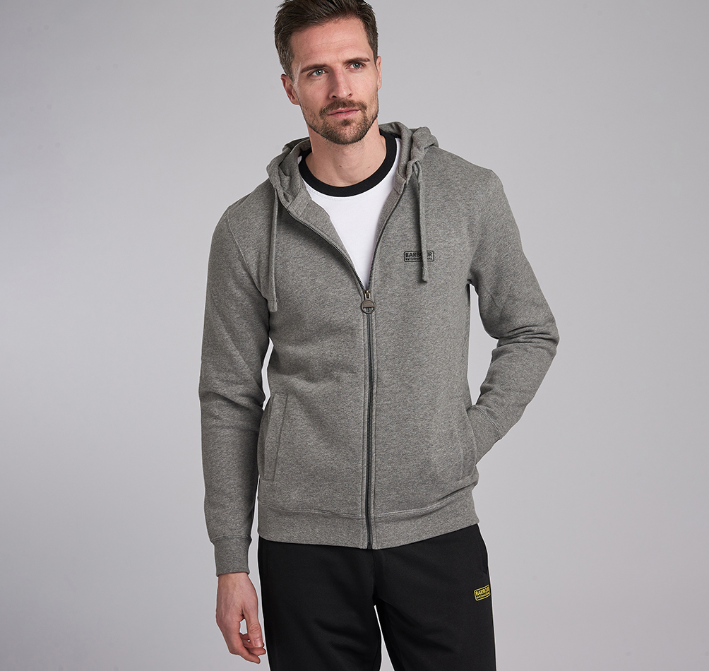 barbour international essential hoodie