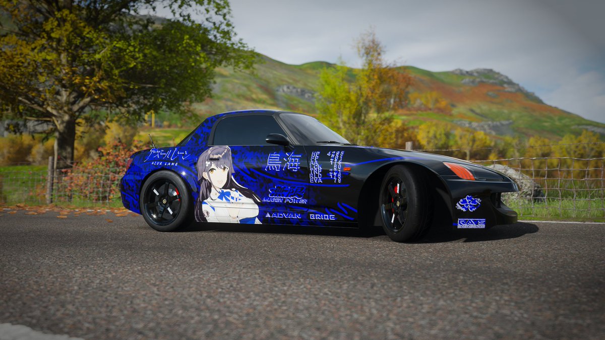 TheSpeedFactor1's tweet photo. ... that's why I started from scratch and came up with this Honda S2000 design which I like a lot more.
#ForzaHorizon4 #AzurLane #HondaS2000 #Itasha #Choukai https://t.co/HIydTdqjZq