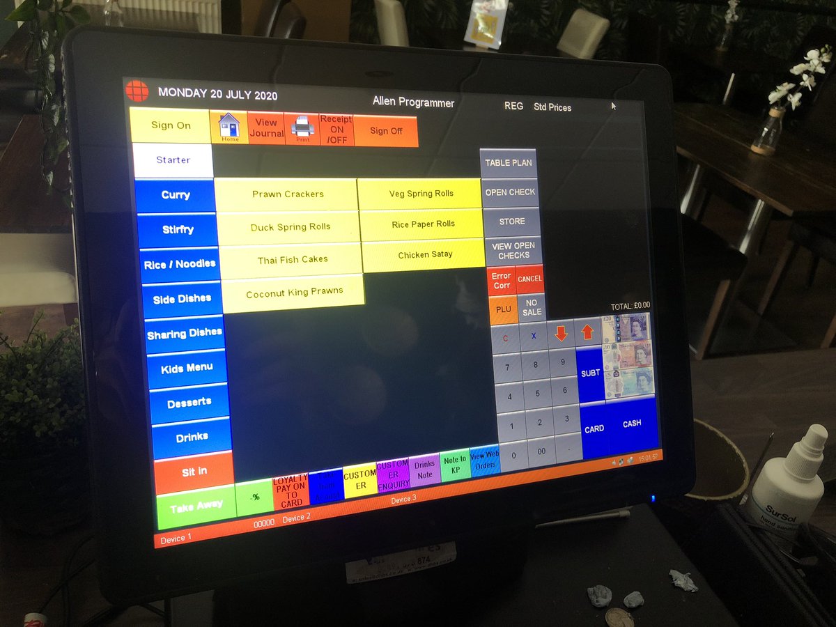 dhbusiness's tweet photo. 2nd EPoS install today at Little Thai Dundonald. Not just a great customer but fantastic food and a great evening out #restaurantbusiness #restaurantpos #epos #pointofsale #icrtouch #PocketTouch #takeaway #onlineordering #belfasthour https://t.co/UeeCOGZB7l