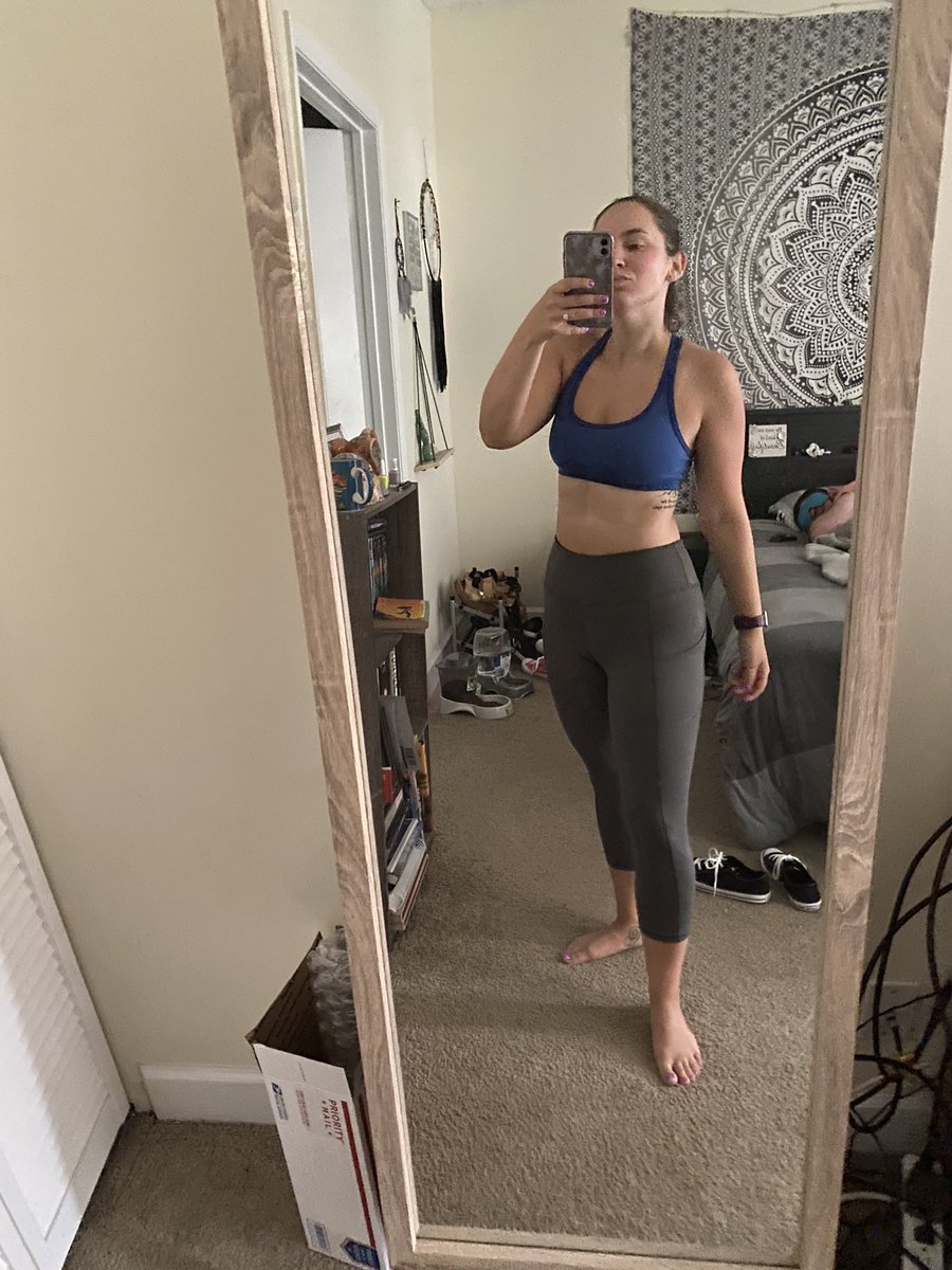 tayrosenberg's tweet image. Started my fitness goal in January of 2019, we are now in July of 2020 and I’m feeling outstanding. I’m 25 healthy pounds down from then and I run now!! Healthy and happy are a good look my friends :,)