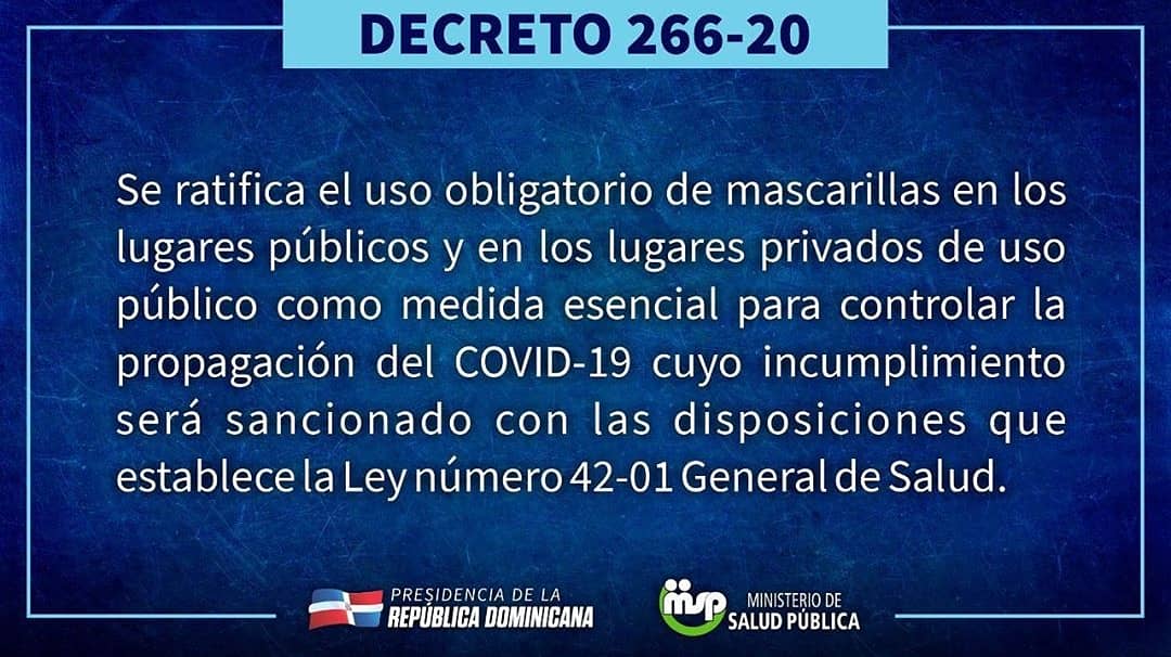 demetriorodrey's tweet photo. TOQUE DE QUEDA RD 🇩🇴, NUEVAS MEDIDAS. 😷
#toquedequedard #cuarentenard #CoronavirusRD #DistanciamientoSocial #covid19RD #PresidenciaRD #gobiernodominicano #santodomingo #covid19latam #negociosrd #DemetrioDO https://t.co/ctRPEjEgER