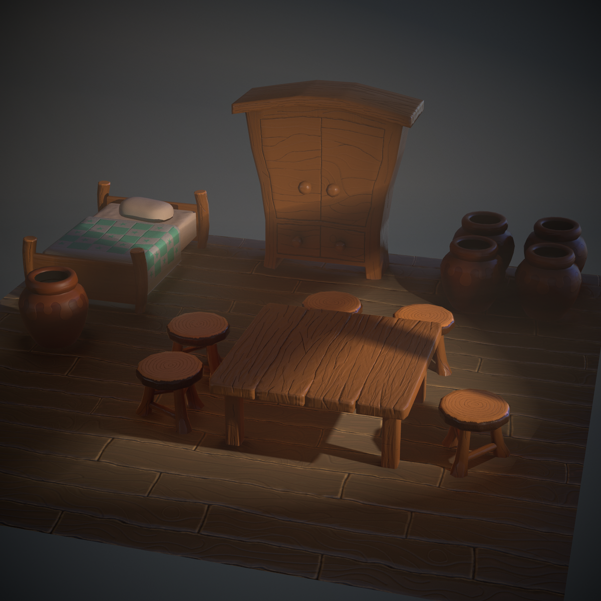 DmLivanov's tweet photo. https://t.co/vunkzoWBJM Check out my Fiverr Gig https://t.co/ZVvETfR2M6 #3d #3dmodeling #blender #blender3d #marmoset #marmosettoolbag #handpainted #handpaintedtextures #substancepainter #wooden #stylized #stylizedfurniture #pot #bed #table #stool #closet https://t.co/IIE4L77gwv