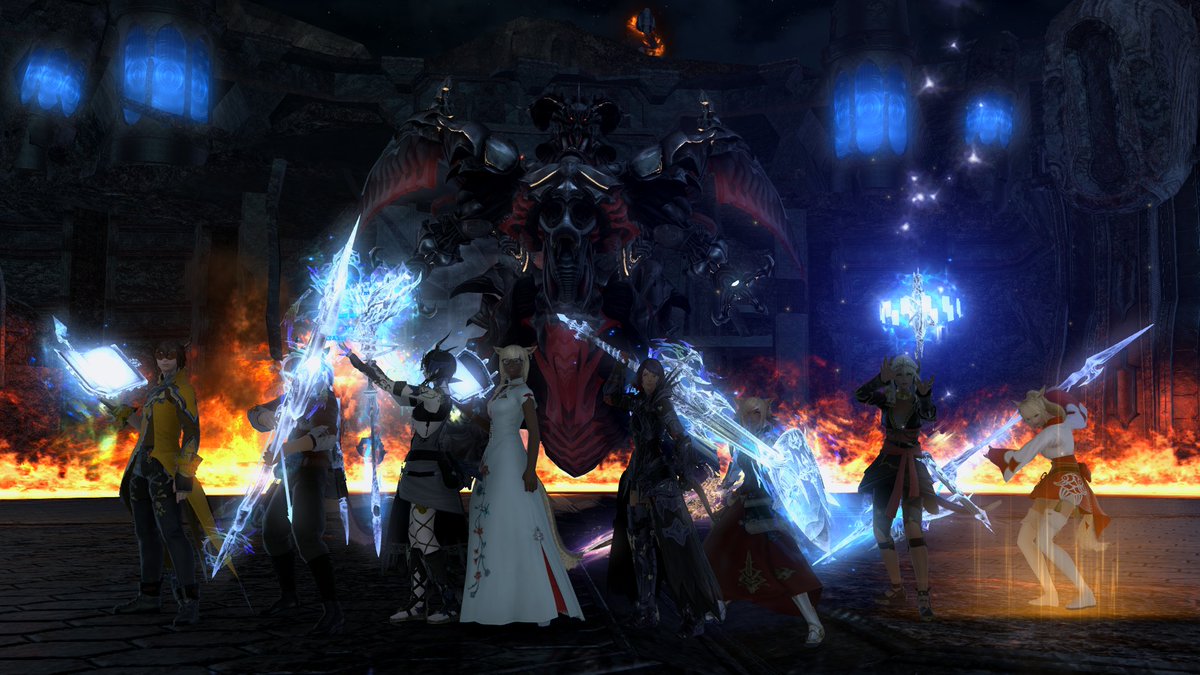 WeissFFXIV's tweet photo. Two down, one to go! Looking forward to UCoB next :D https://t.co/Hk0jrrU7HO