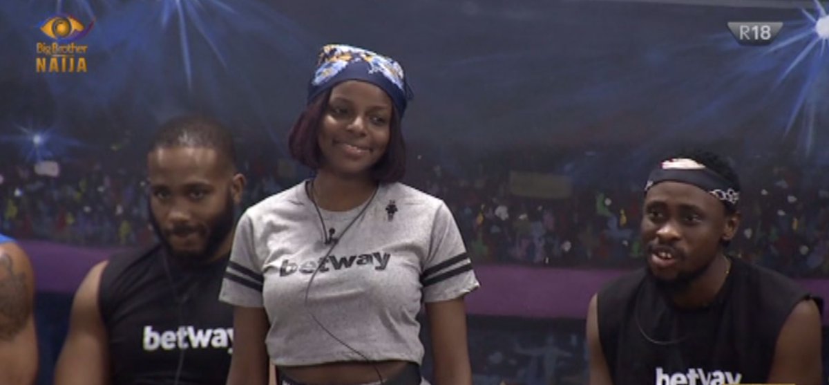 bbnaija2020___'s tweet photo. Say hello to the first #BBNaija Lockdown Head of House, #BBNengi and the Deputy HoH, #BBWathoni 
#BBLiveBlog https://t.co/nBVsBHL9pR https://t.co/NCImE2bprW
