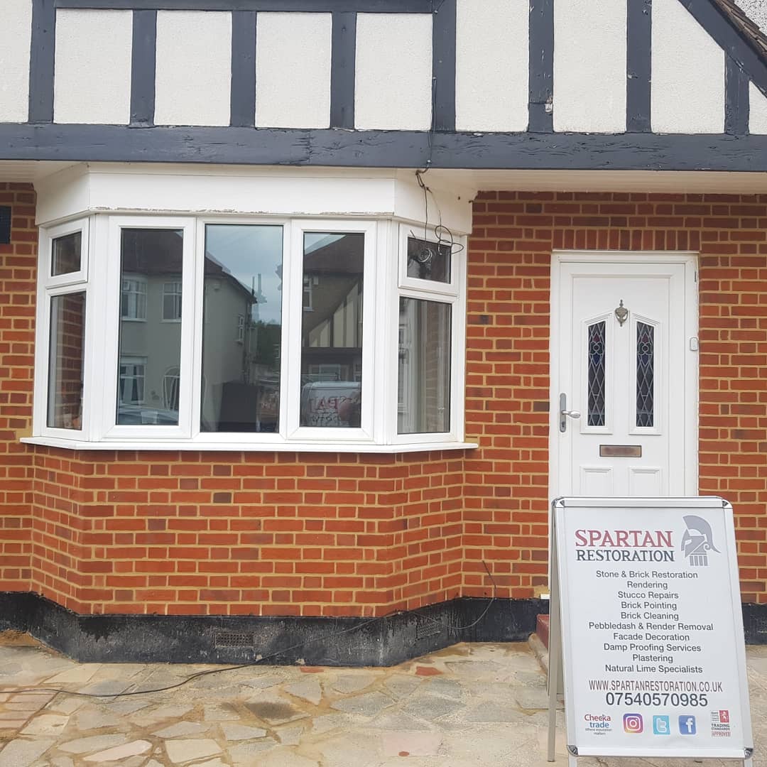 SpartanStone's tweet photo. BRICK RESTORATION PROJECT.

~Removal of defective cement based pointing
~Careful cleaning of brickwork.
~Traditional flush repointing in natural lime

https://t.co/1CQlMkYJTC https://t.co/KqL1Wzqx5h