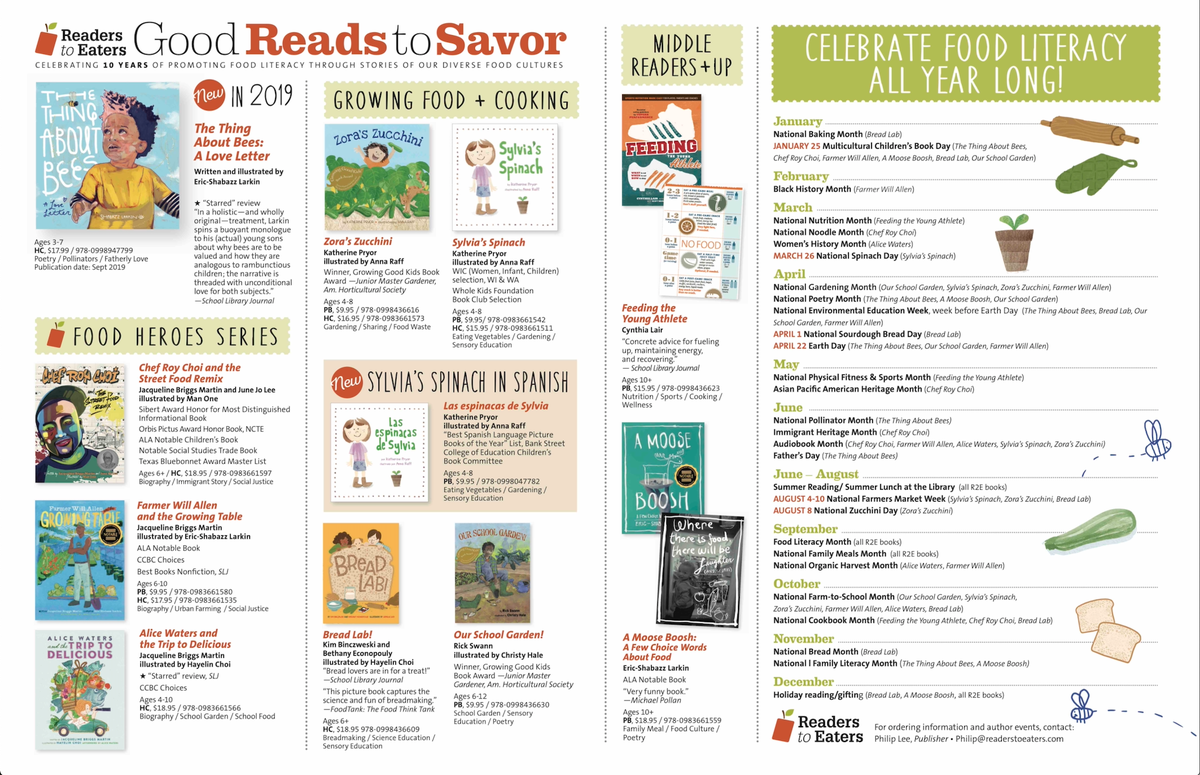 ReadersToEaters's tweet photo. Great kickoff @SNEBonline's #SNEB2020, learning new partnerships using #SNAP_Ed for R2E's #FoodLiteracy books4 #NutritionEducation, connecting #FoodAccess & #BookAccess https://t.co/baiMFcIQdz See how we work w #FarmersMarkets 2prmote #EatingVegetables https://t.co/hl6gVza5Uk https://t.co/2h6TTxKMFN