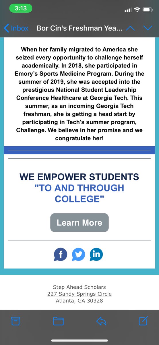 Congratulations Bor on getting into your dream school Georgia Tech  &amp; getting a scholarship.  we couldn’t be more proud of you starting  classes this summer. #Myanmar #stepaheadscholars #elementsofgreatness