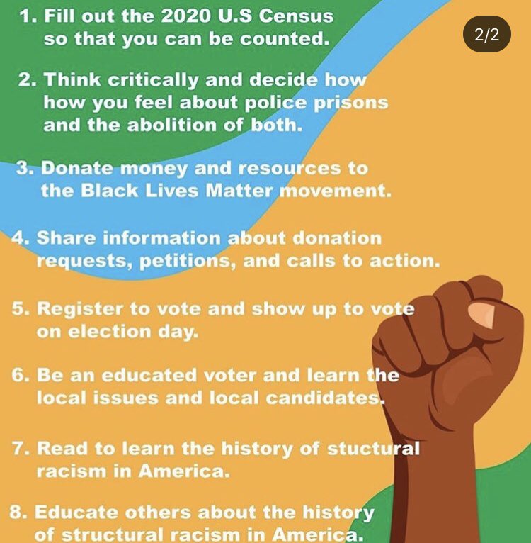 ways you can assist the black lives matter movement. for more information, check out our chapter’s instagram story today. link in bio.