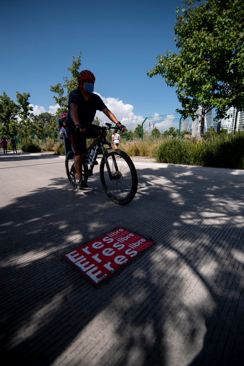 mexicanaparque's tweet photo. Así se vive la nueva normalidad en el circuito que adecuamos para que puedan correr, pasear y, en pocas palabras, disfrutar. Los queremos amigos. https://t.co/92ZXl3igwb