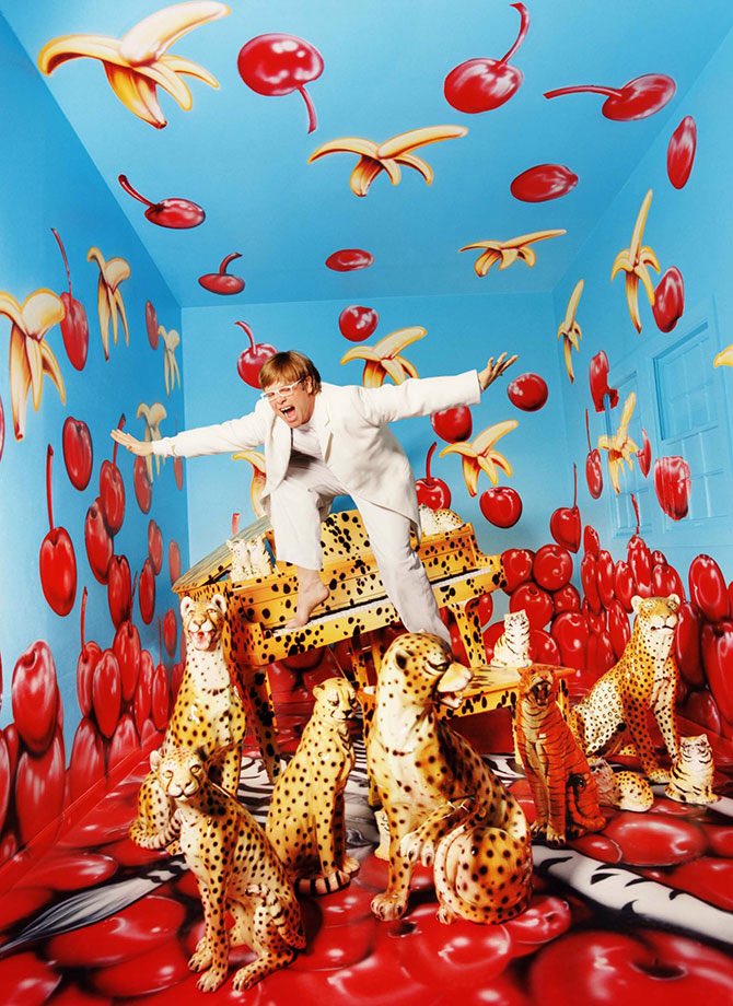 12. 1. Elton John X David LaChapelle. 