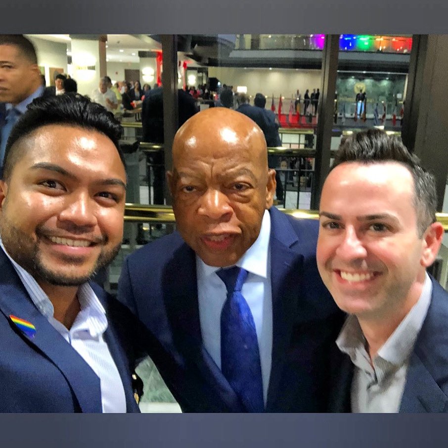 PineraMD's tweet photo. We lost an icon of civil rights and civility. @repjohnlewis you were an inspiration to those who believe in equity, inclusion and diversity. https://t.co/qV8yUY4iSJ