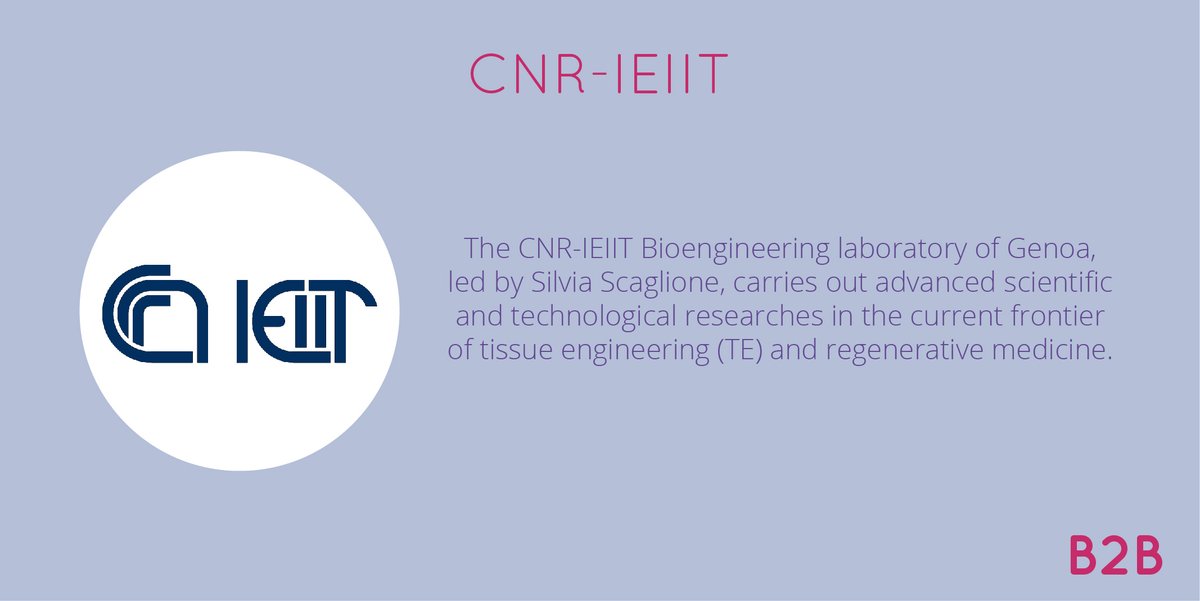 breast2bone's tweet photo. #discover B2B
Today we introduce you another member of B2B project consortium: CNR-IEIIT, led by @SilviaScaglione (B2B project coordinator).
https://t.co/6IF69jrcyV
@StampaCnr #CNR #IEIIT #research https://t.co/A26Nyiatfi