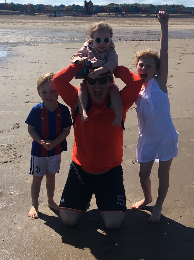 ParentsPenelope's tweet photo. Yesterday was the best family day we have had in over two years. 

Six months ago, Penelope couldn’t walk across a room without being ravaged by seizures. 
Yesterday she spend three hours with her siblings playing on the beach. 💜💜💜💜

#dravet #epilepsy #ketodiet #beachgirl https://t.co/WSH10Jh6F8