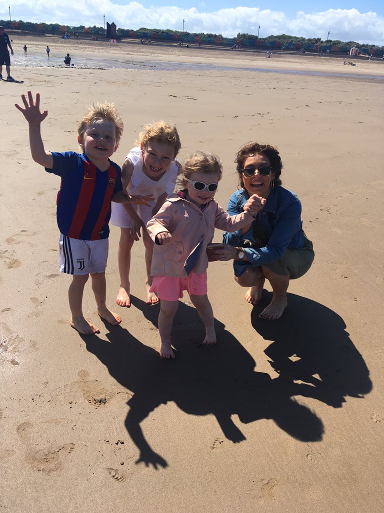 ParentsPenelope's tweet photo. Yesterday was the best family day we have had in over two years. 

Six months ago, Penelope couldn’t walk across a room without being ravaged by seizures. 
Yesterday she spend three hours with her siblings playing on the beach. 💜💜💜💜

#dravet #epilepsy #ketodiet #beachgirl https://t.co/WSH10Jh6F8