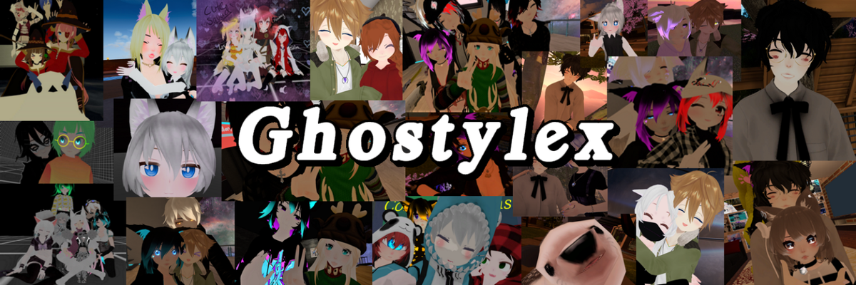 ghostylex's tweet image. A huge thanks for everyone who send me pictures for my new epic twitter banner! This is a collection of vrc pictures from me and my friends for the past 2-3 years