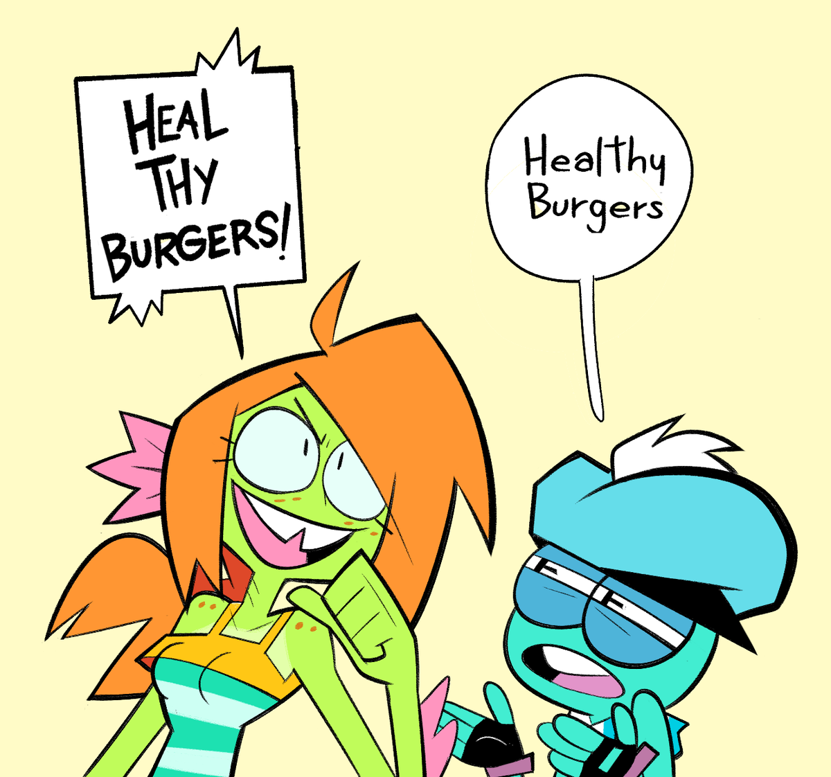 stealing this old meme as an excuse to draw these two 