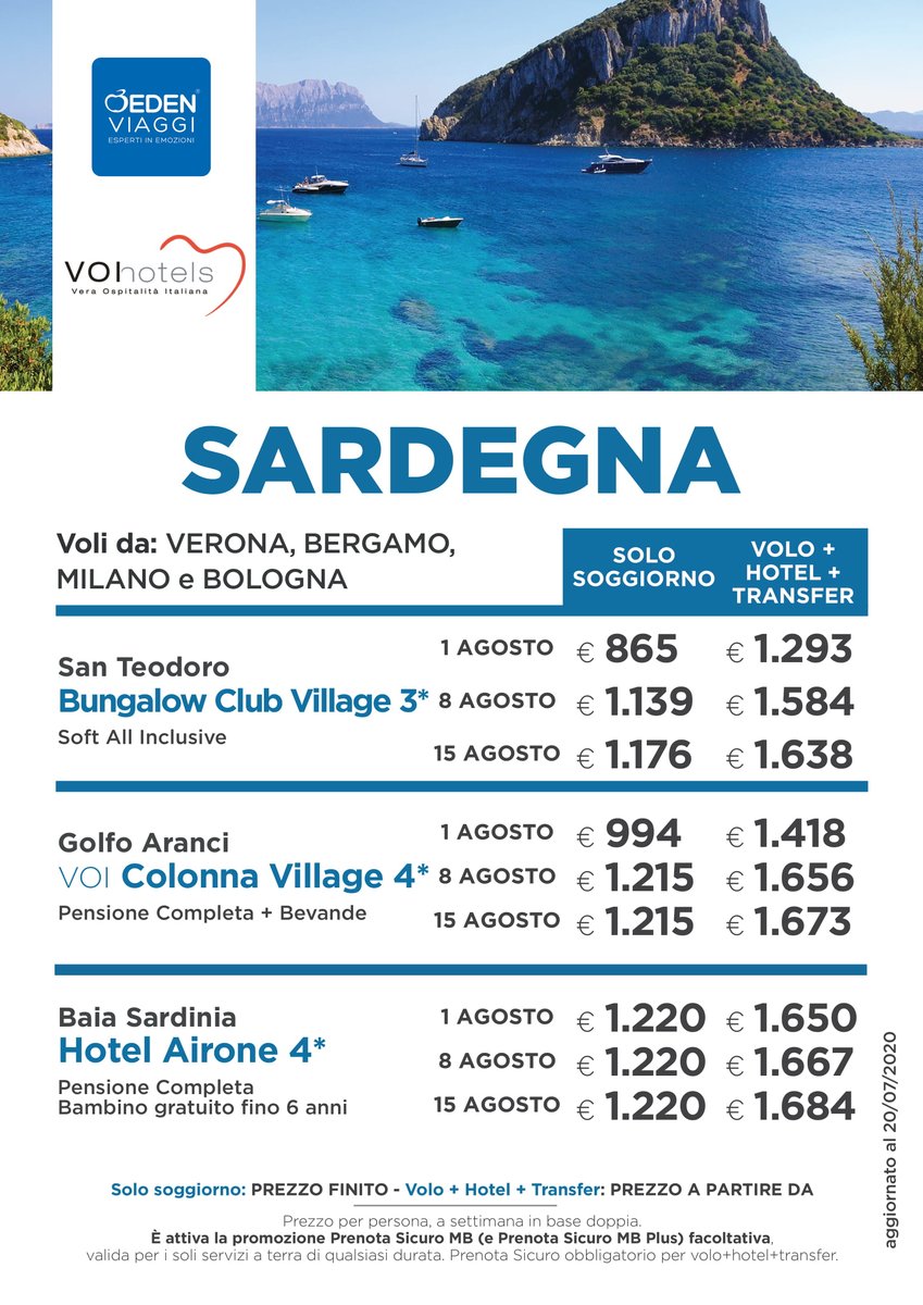 TrebbiaViaggi's tweet photo. Italia Mare firmato Eden Viaggi https://t.co/wlWb0d6a8j