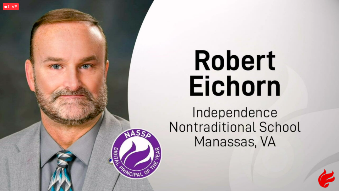 NASSP's tweet photo. Congratulations to the 2020 Digital Principals of the Year! 

Robert Eichorn 
@WolfpackPrinci1
 
JoAnne Glenn 
@pasco_eSchool

Kathryn Procope 
@kprocopeHU_MS2

Tune in to our Virtual Award Recognition Program here: https://t.co/jVhGymtj1o https://t.co/XYzMcaHTfT