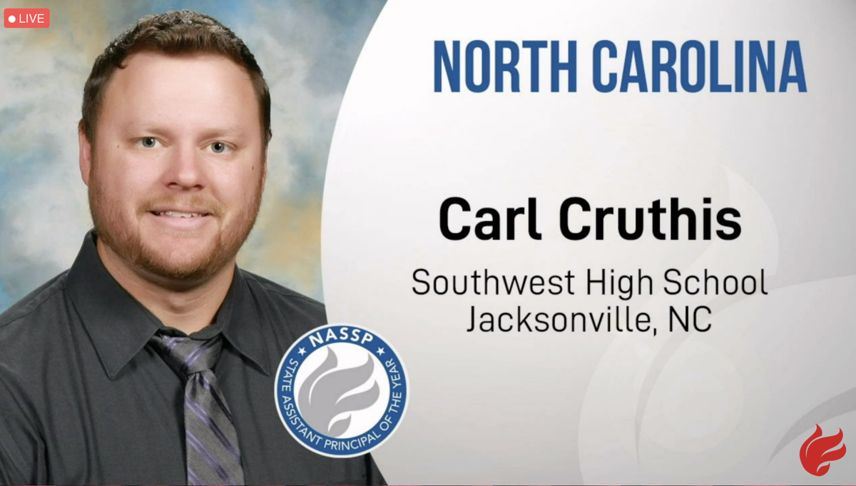 NCPrincipals's tweet photo. Congratulations to our @NASSP NC Assistant Principal of the Year @CarlCruthis! https://t.co/2t53BWRdRu