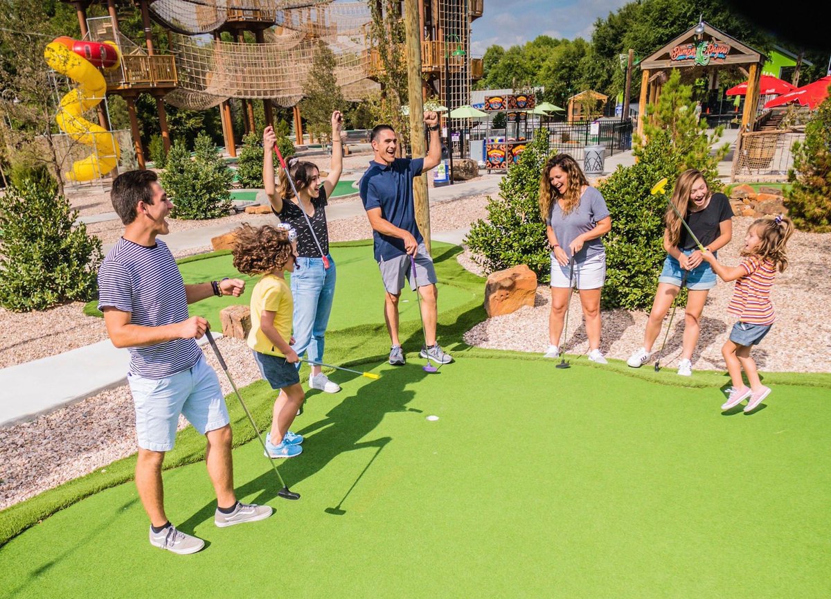 AdventureParkLb's tweet photo. Join us for BOGO golf all day today. We’re truly thankful for our hole sponsor Buck's Moving and Storage. They helped us move so much equipment and furniture from our old office to our brand new facility. Check them out for all your moving needs. https://t.co/62B4cJsEMv