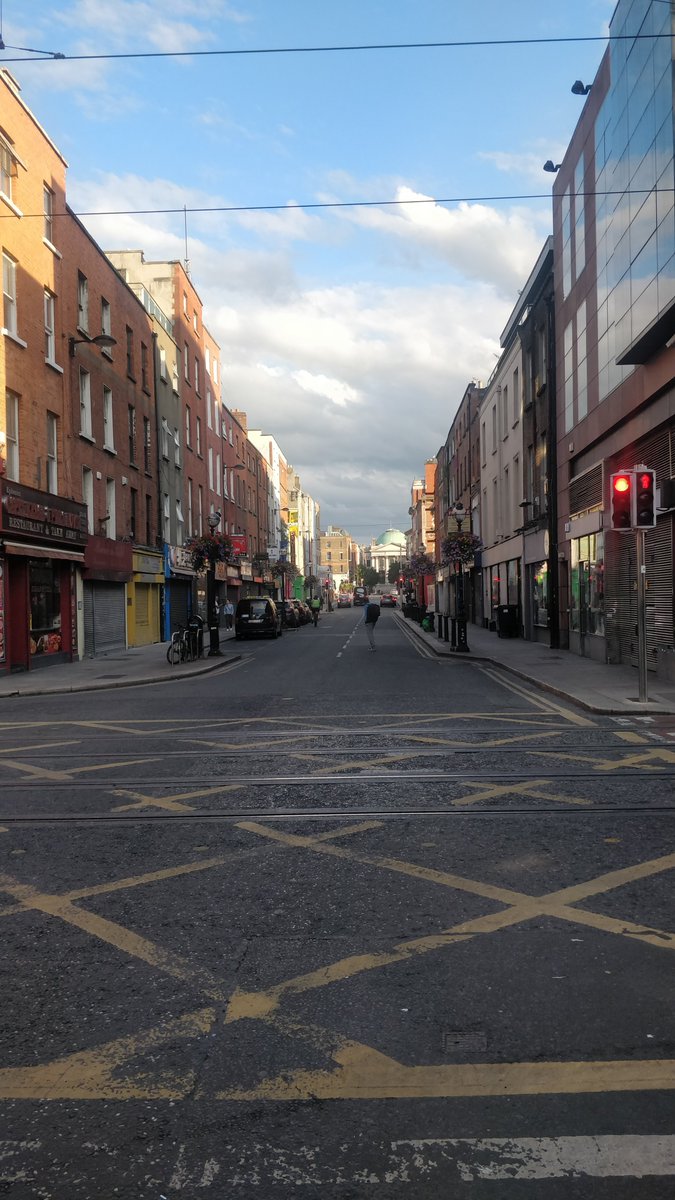 Hey - @DubCityCouncil @DublinCommuters @dublincycling: Has anyone ever proposed to pedestrianise #CapelStreet ? Or to even remove the on-street parking (not loading zones) & make it more walk and cycle friendly? Because it would be savage. lots of great pubs, food & potential