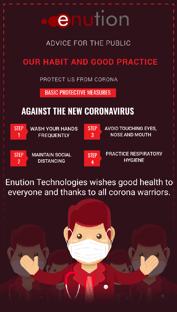 enutiontech's tweet photo. Enution Technologies wishes good health to everyone and thanks to all corona warriors.

#coronavirusprevention #enution  #coronawarriors #besafe #coronaravirus #coronaguidelines https://t.co/haPEoh6Sqx