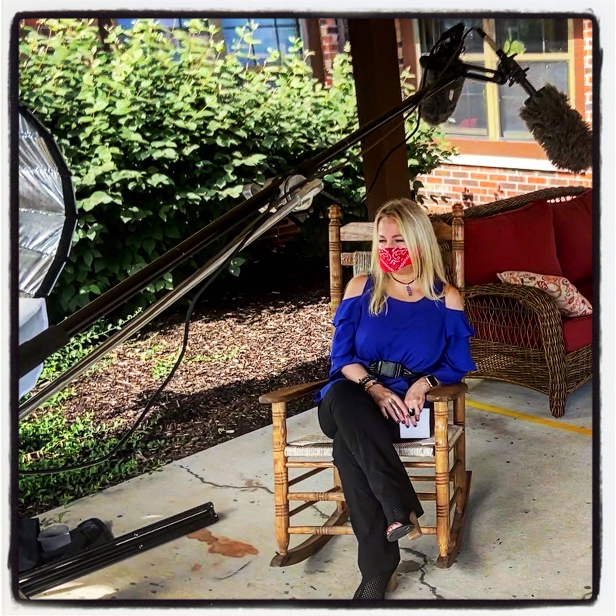 RealLauraSteele's tweet photo. 🎥 TV Time! #WTHR #13INsideTrack ~ More on our next adventure coming soon!😷 https://t.co/pclg1111eY