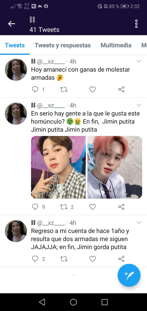Black32777934's tweet photo. La verdad no se que pedo con ellas, osea jimin es un bebé esta chikito, pero hay gente mierder* que desean el mal a alguien inocente, y chicas ya ni hagan caso, lo hacen para llamar la atención. https://t.co/fw25ygxVnm