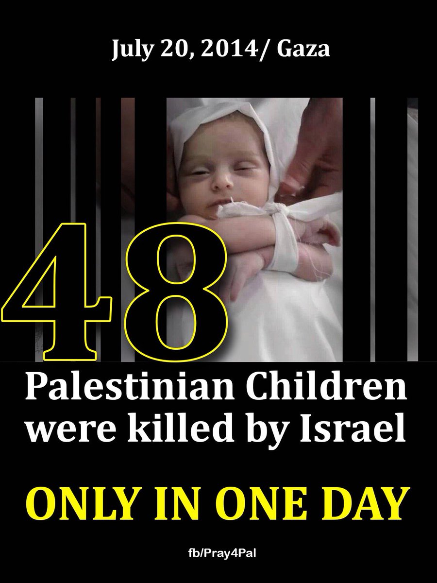 palinheart's tweet photo. 6 yrs ago today, during its barbaric attack on #Gaza, #israel killed 48 CHILDREN only in ONE DAY!
_______________Every 30 min a child...__________
We Never Forget
We Never Forgive
#Death2israel
#GazaUnderAttack https://t.co/uYm9rC1Xcm