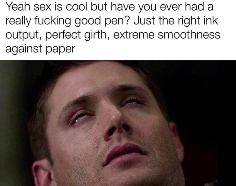thejayestone's tweet photo. Where’s the lie? 😂😂 #writers #amwriting #erotica #sex #pens #orgasm #publishing https://t.co/cRACwp2nkf
