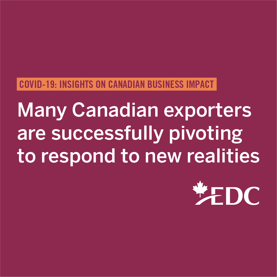 ExportDevCanada's tweet photo. "Business resilience and resourcefulness are on full display during these challenging times." 💡 https://t.co/j7p1sAmAcR

#cdnecon #cdnbiz https://t.co/nlKqRBSFB8