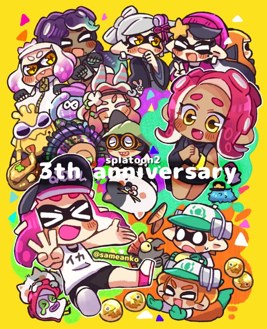 Twoucan スプラトゥーン2三周年 の注目ツイート イラスト マンガ コスプレ モデル