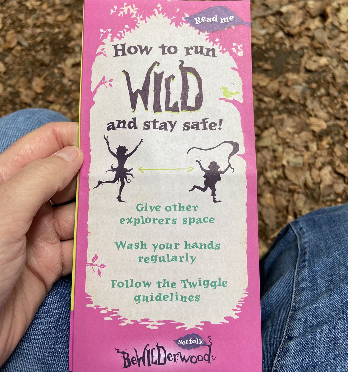 SmidgeSpence's tweet photo. When a tourist attraction manages to explain social distancing to kid’s in 5 minutes better than the Gov has managed in 5 months!! #COVIDー19 #bewilderwood #worldsgonemad https://t.co/J3r0RAhN57
