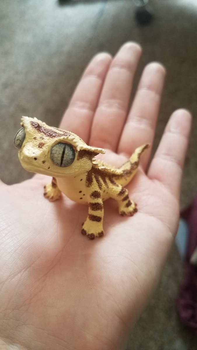 polymer clay gecko