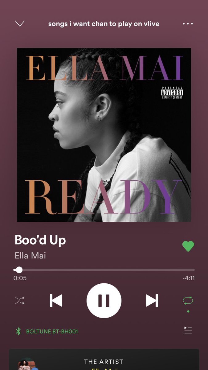 Boo’d Up by Ella Mei•this is again just for me •pls i just need him to sing this•honestly don’t know what to say i just need it
